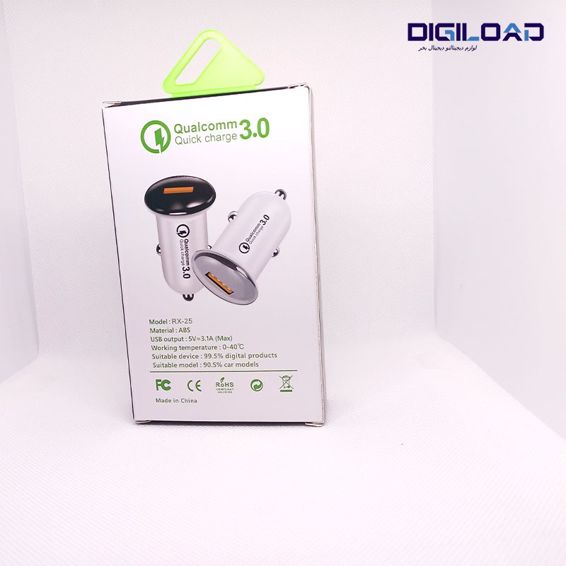 شارژر فندکی مدل Qualcomm3 - Image 2