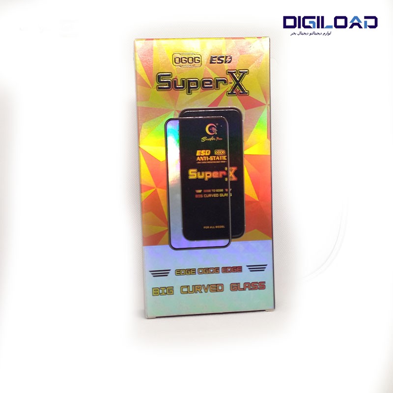 محافظ صفحه نمایش گلس super x مدل ip pro max