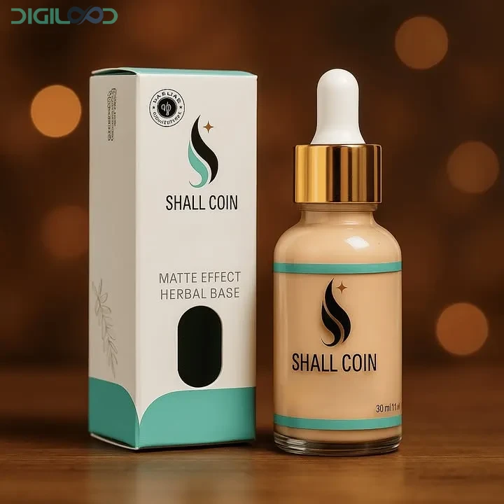 کرم پودر شال کوین Shall Coin Liquid Foundation - تصویر 5