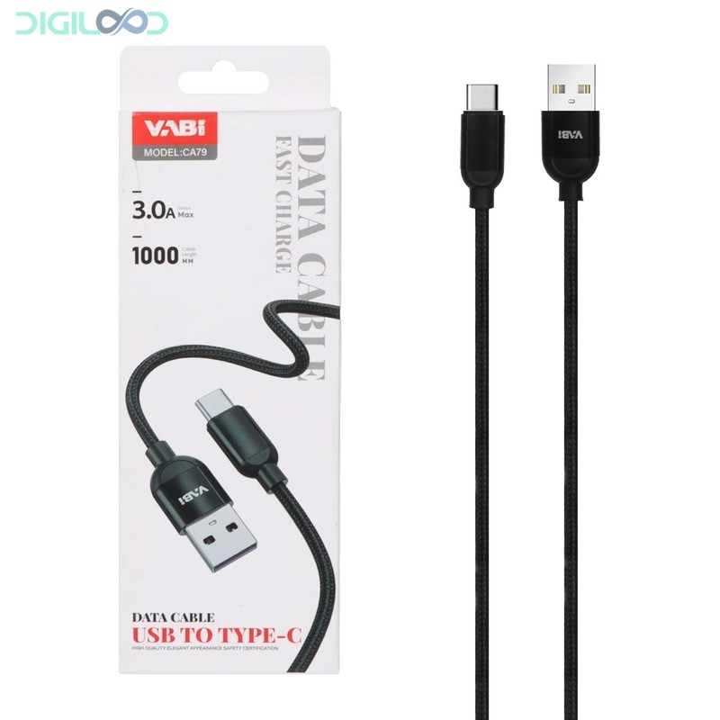 کابل شارژ USB به Type-C وابی VABI مدل CA79 - تصویر 3