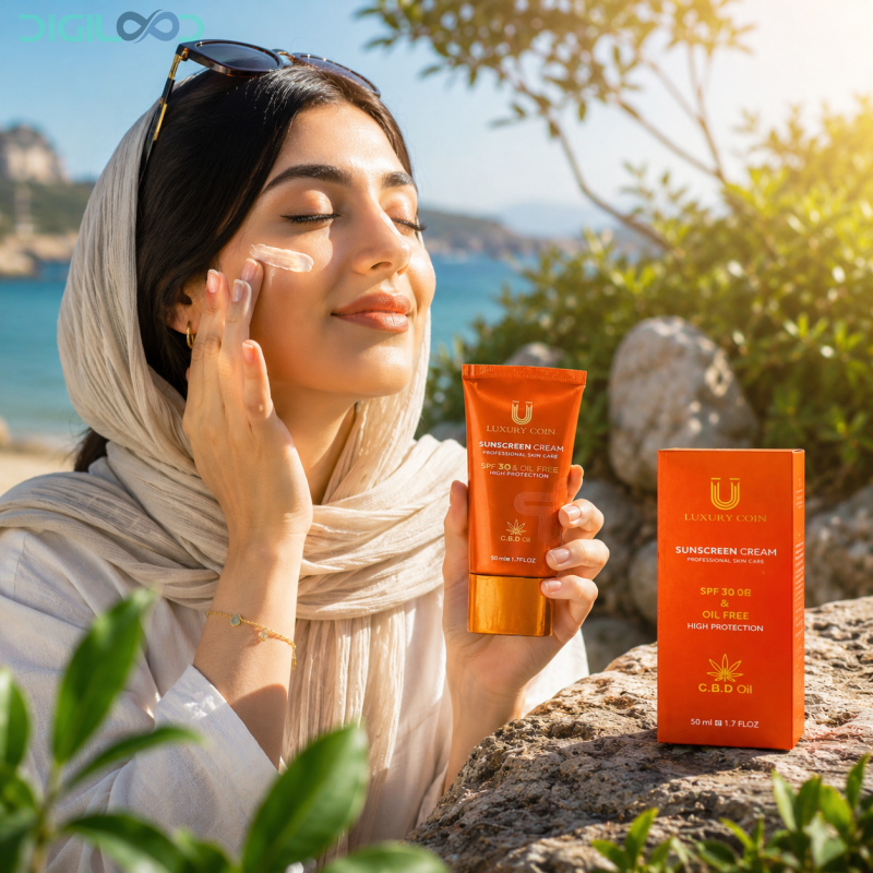 کرم ضد آفتاب spf ۳۰ لاکچری کوین - تصویر 4